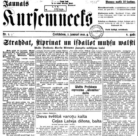 Kuldīgā izdotie preses izdevumi un to elektroniskās versijas (1909–1989)